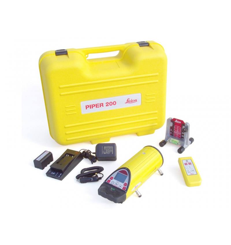 Laser liniowy Leica PIPER 200 + bateria + pilot + tarcza
