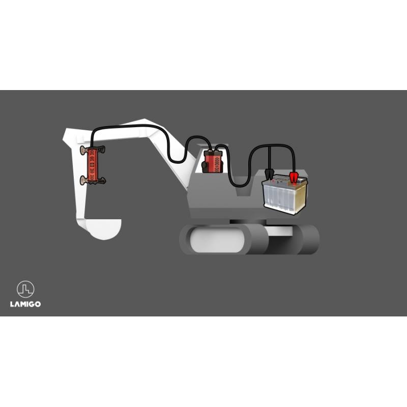 Lamigo DIGGER RC System kontroli maszyn na koparkę