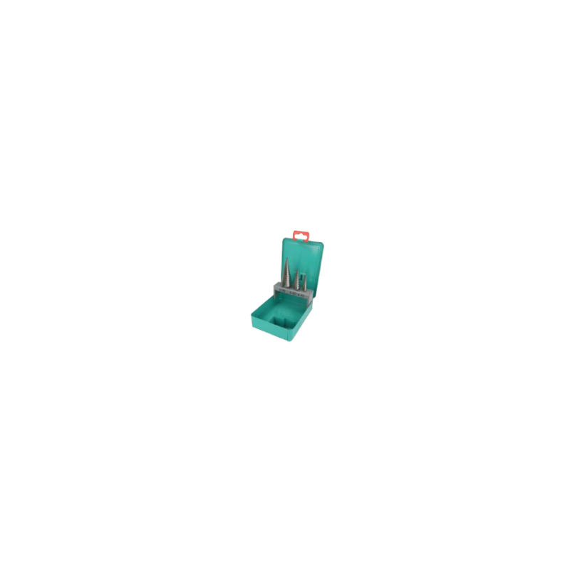 Zestaw wierteł stopniowych HSS 3 element. No. 0.9/1/2