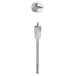 Wiertło piórowe do drewna, 6-kąt 1/4" 12x152 mm