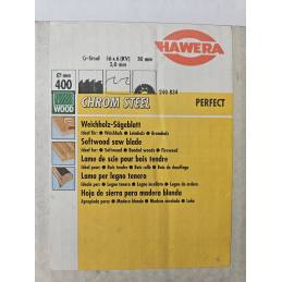 Tarcza pilarska Cr-Steel Hawera Chrom Steel Perfect 400 x 30 mm 56Z/A