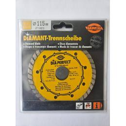Tarcza diamentowa Hawera UPT Perfect Turbo 115 x 22,2 mm