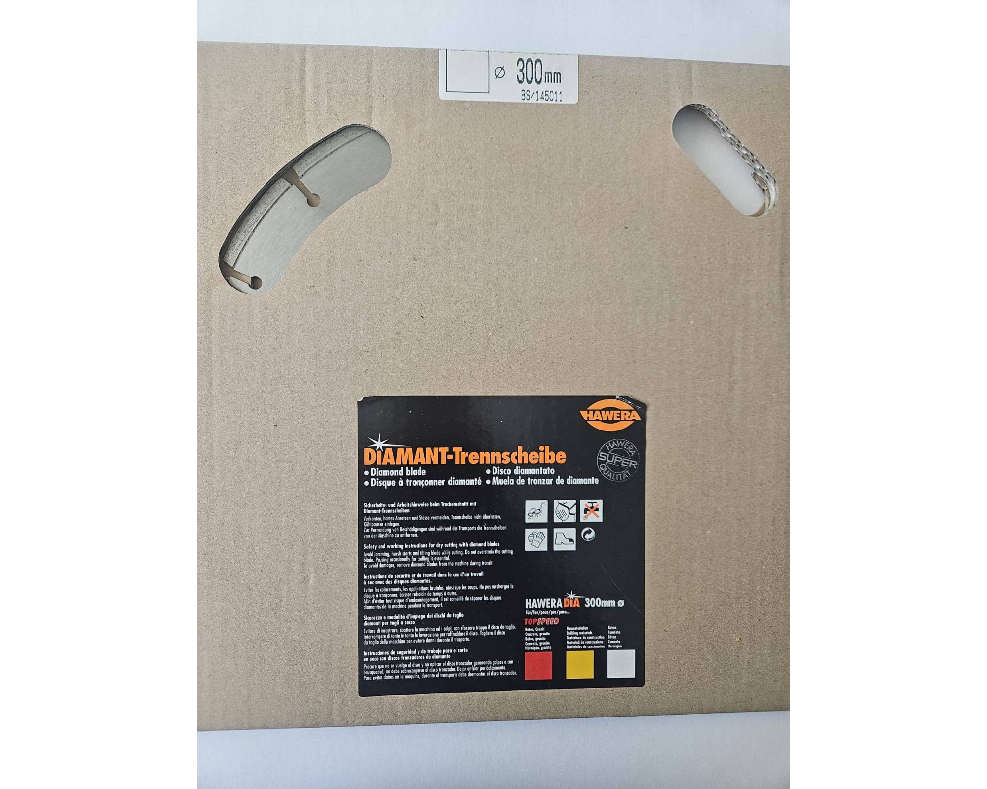 Tarcza diamentowa Hawera BS Super do betonu 300 x 22,2 mm
