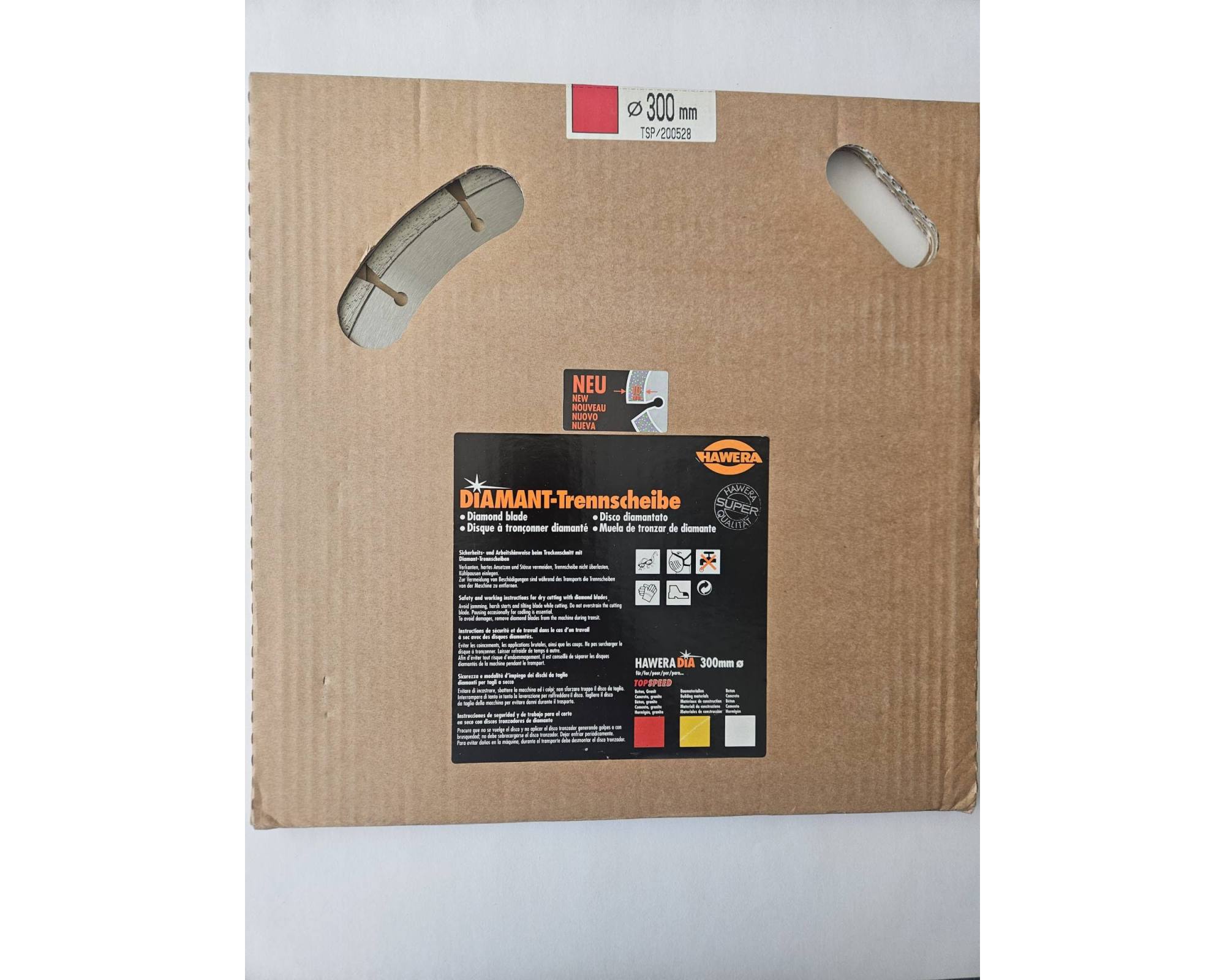 Tarcza diamentowa Hawera TOPSPEED Super do cięcia na sucho 300 x 22,2 mm