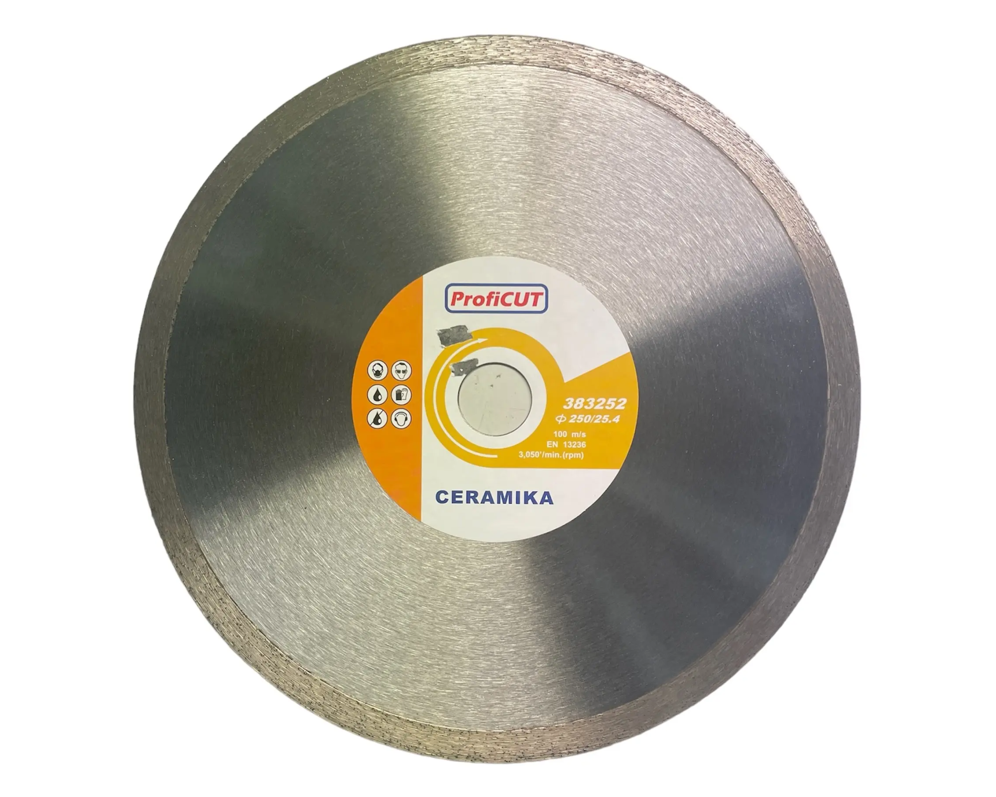 Tarcza diamentowa do cięcia ceramiki, PREMIUM 250 x 25,4 x10 x 1,8 mm