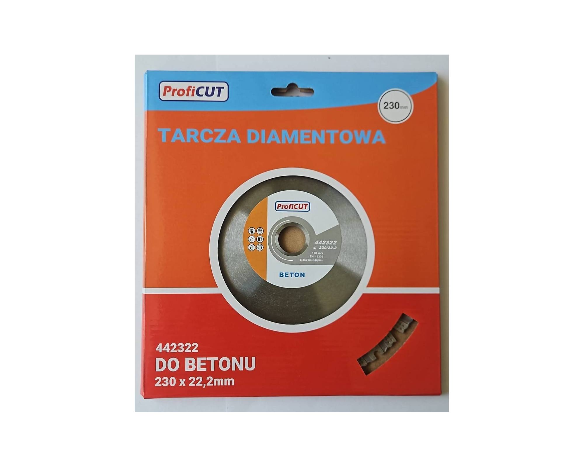 ProfiCut 442322 230 x 22,2 mm tarcza diamentowa do betonu
