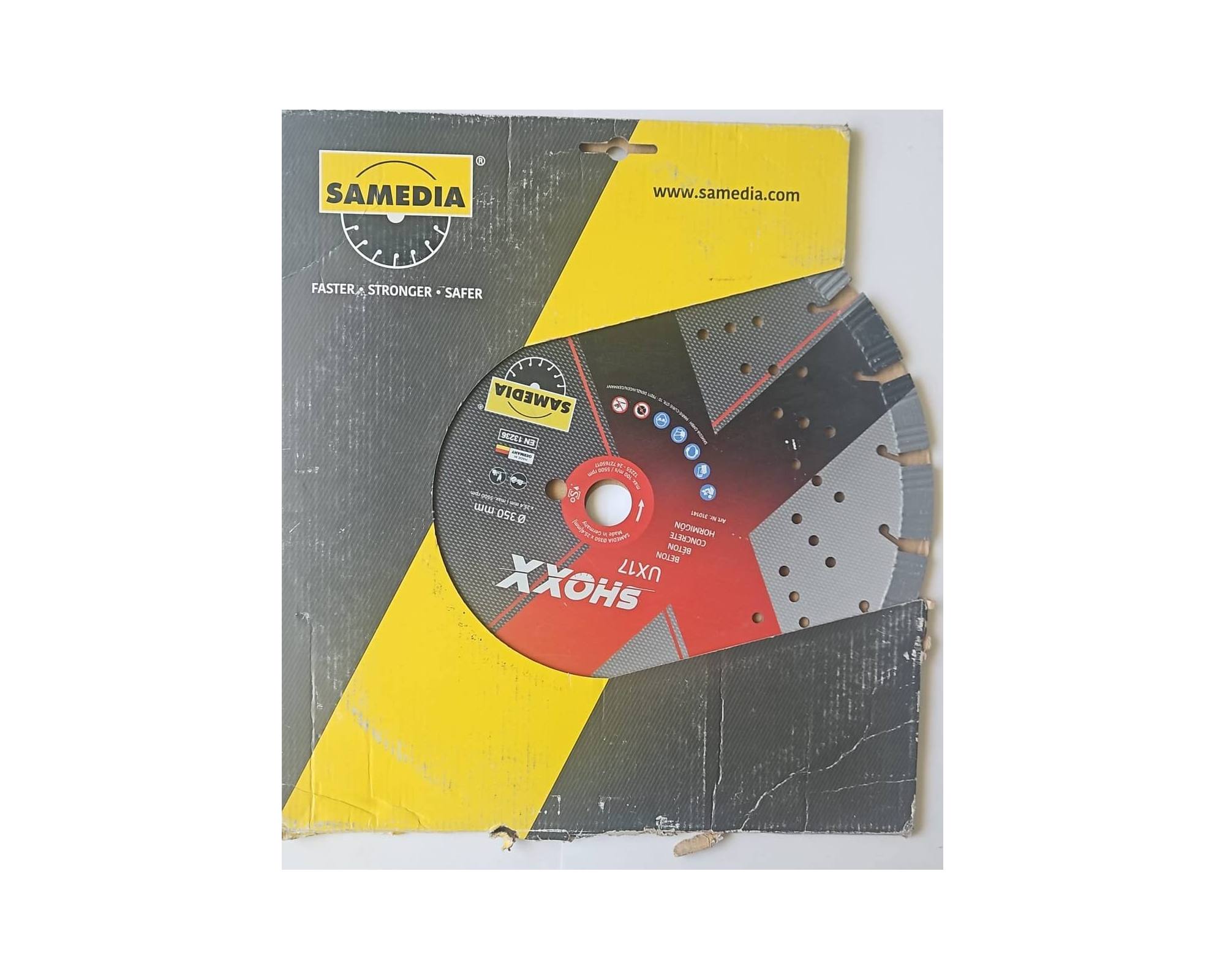 Samedia SHOXX UX17 350 x 25,4 mm tarcza do cięcia betonu