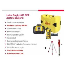 Niwelator laserowy RUGBY 680-ZESTAW 1