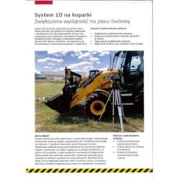 System 1D na spycharke: Laser CLH400-Zestaw 4