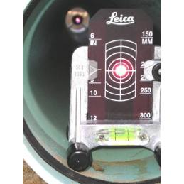 Tarczka celownicza z uchwytem do lasera PIPER100/200
