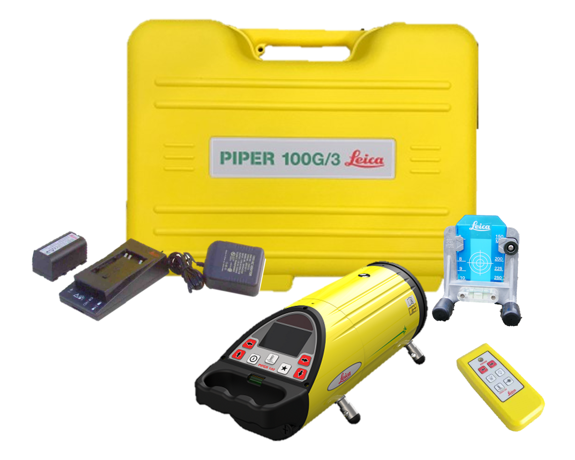 Niwelator - Laser rurowy Leica PIPER 100G ( wiązka zielona) do układania rur kanalizacyjnych