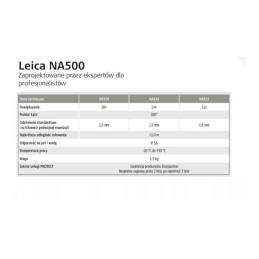 Niwelator optyczny NA520+Statyw+Łata 5m