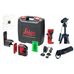 Laser krzyżowy Lino L2P5G (wiązka zielona) + Statyw Leica TRI105