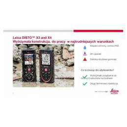 Dalmierz laserowy Disto X4 Pro-Pack,Pomiar P2P