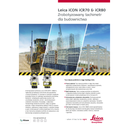 Tachimetr zrobotyzowany Leica iCON iCR70 R500-5