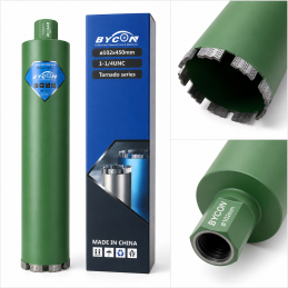 Bycon, korona diamentowa do betonu Super SHARK 102 mm x 450 mm 1 1/4"