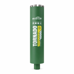 Korona diamentowa BYCON Tornado 112 mm 450 mm 1 1/4" UNC