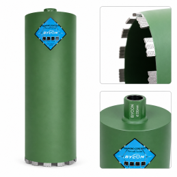 Bycon, korona diamentowa do betonu Super SHARK 220 mm x 450 mm 1 1/4"