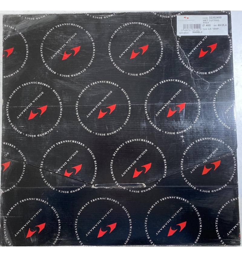 Tarcza diamentowa marmuru 400x40x3,4x6,5